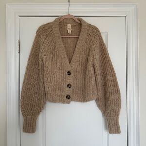 H&M Wool Alpaca Cardigan size S NWOT